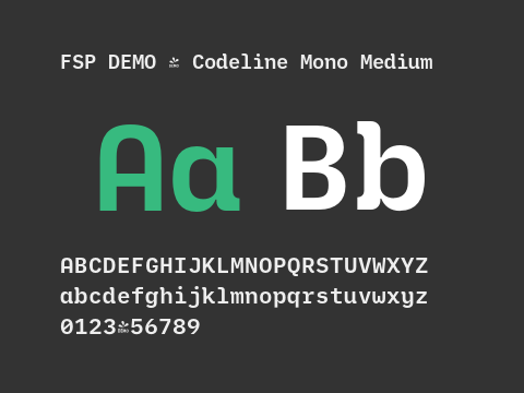 FSP DEMO - Codeline Mono Medium