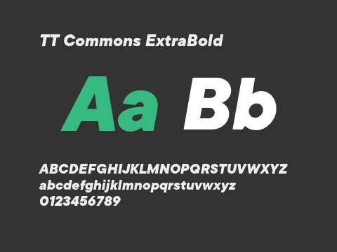 TT Commons ExtraBold