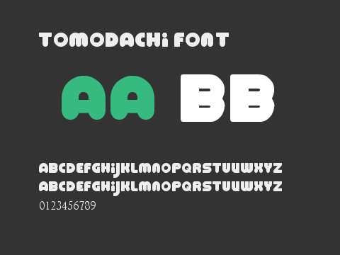 Tomodachi Font