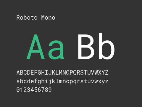 Roboto Mono