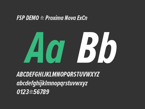 FSP DEMO - Proxima Nova ExCn