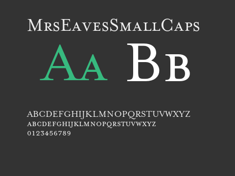 MrsEavesSmallCaps