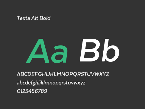 Texta Alt Bold