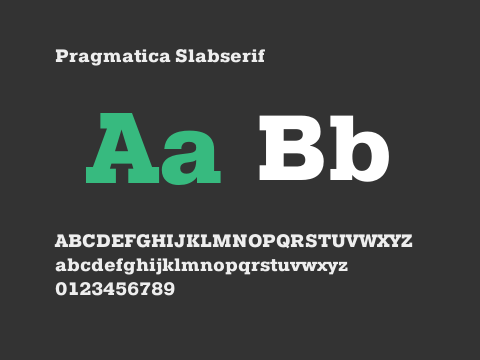 Pragmatica Slabserif