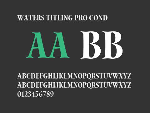 Waters Titling Pro Cond