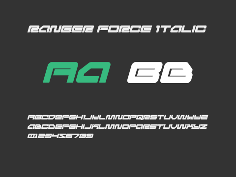 Ranger Force Italic