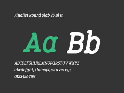 Finalist Round Slab 75 Bl It