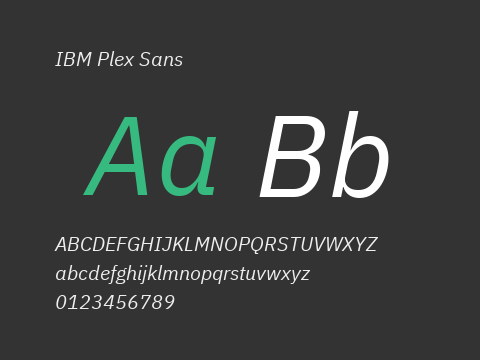 IBM Plex Sans