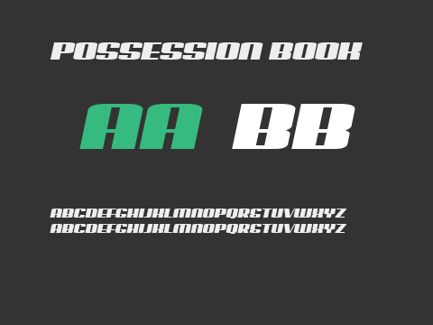 Possession Book