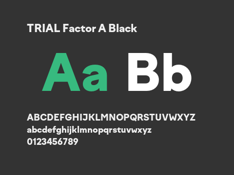 TRIAL Factor A Black