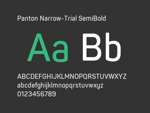 Panton Narrow-Trial SemiBold