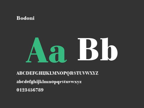 Bodoni