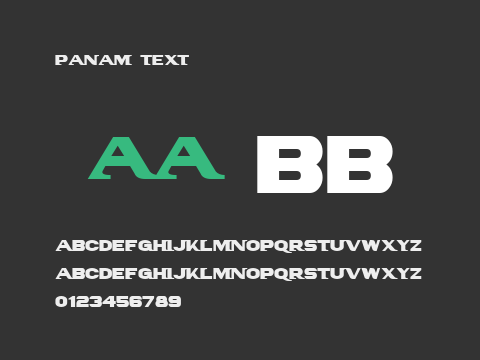 PanAm Text