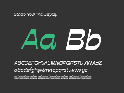 Stadio Now Trial Display