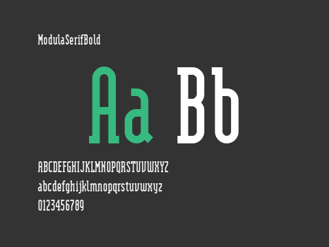 ModulaSerifBold