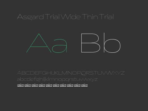 Asgard Trial Wide Thin Trial