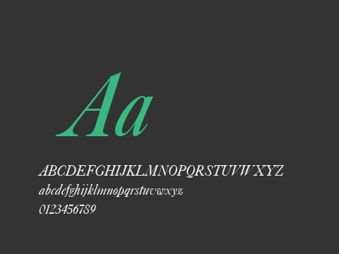 Caslon Italic