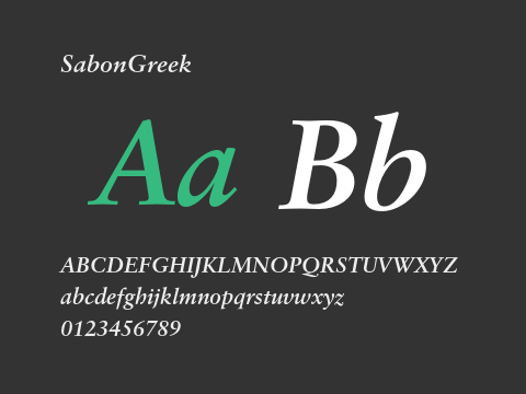 SabonGreek