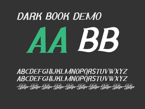 Dark Book Demo