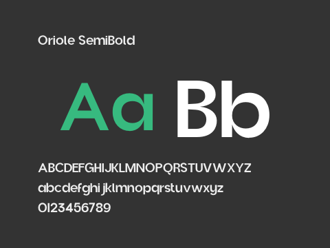 Oriole SemiBold