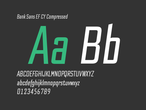 Bank Sans EF CY Compressed